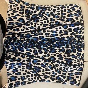 White House Black Market leopard print corset top. Size 10